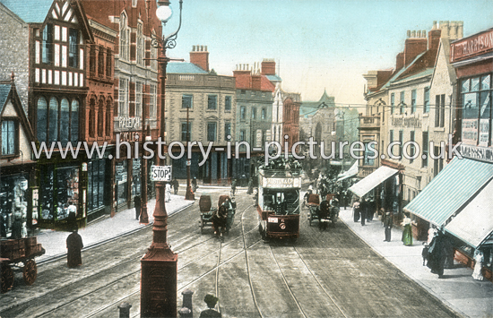 St. Peter's Street, Derby. c.1908.
